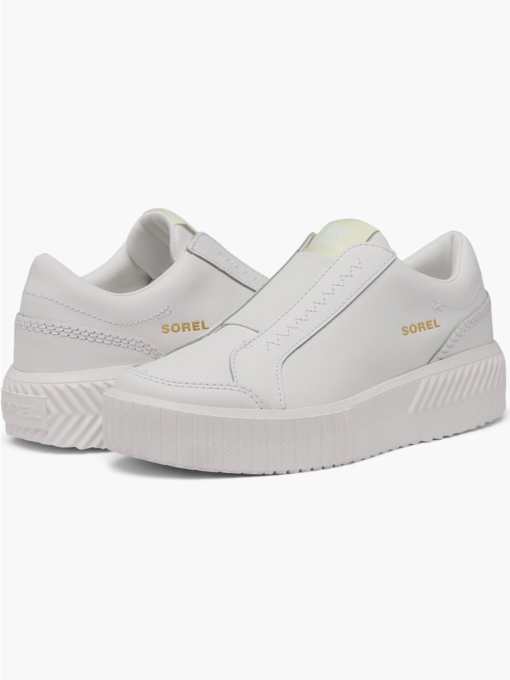 SOREL ONA AVE™ Slip-On Sneakers in Sea Salt/ Chalk Size 10.5